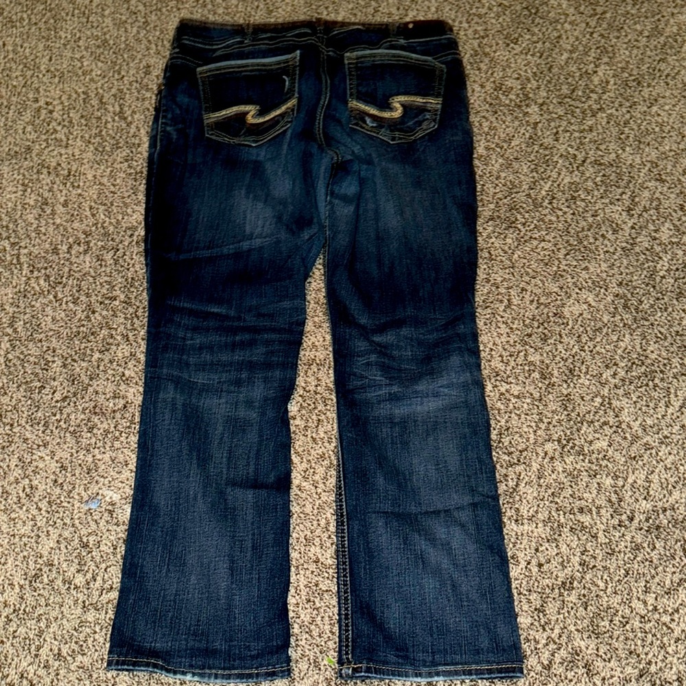 Silver Suki Mid Straight Jeans